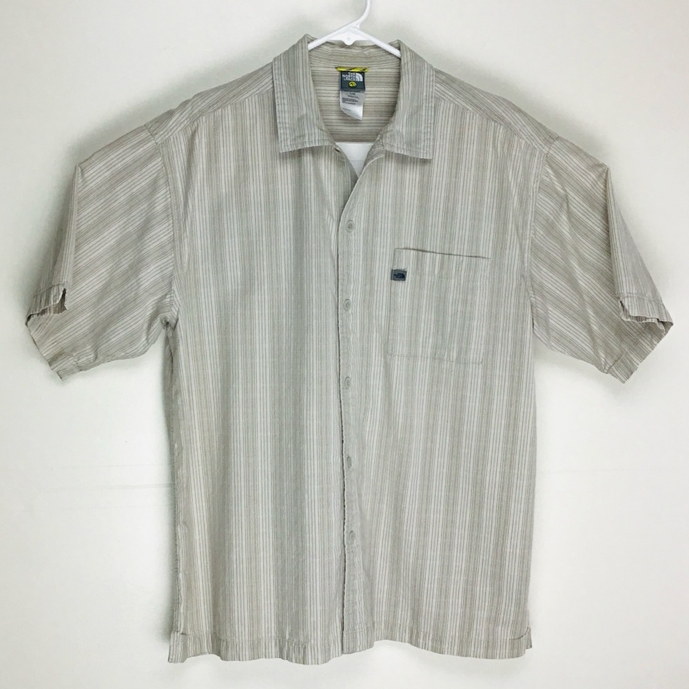 The North Face A5 Series mens short sleeve button up casual shirt large